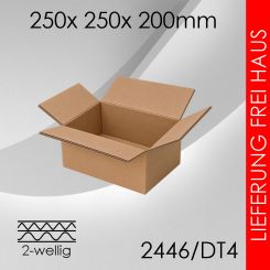 Faltkarton 2-wellig DT4 - 250x 250x 200mm 60 Stück