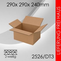 Faltkarton 2-wellig DT3 - 290x 290x 240mm 440 Stück