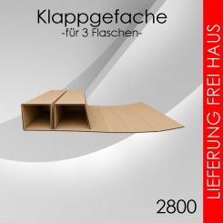Klappgefache für Flaschenkartons 