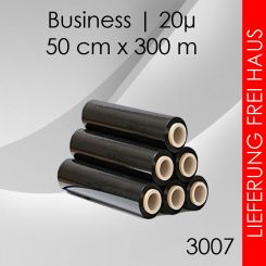 9x Handstretchfolie Business 20µ schwarz 
