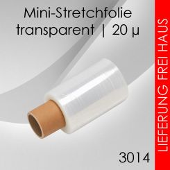 40x Mini-Stretchfolie transparent 20µ 