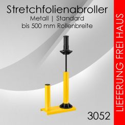 1x Handabroller für Stretchfolien | Metall 