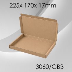 100x Großbriefkarton Gr. 3 - 225x 170x 17mm 