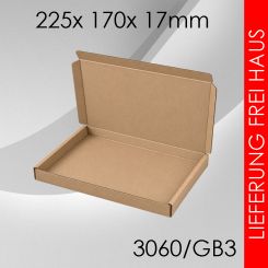 600x Großbriefkarton Gr. 3 - 225x 170x 17mm 