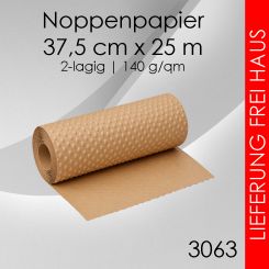 2x Noppenpapier 37,5cm x 25m - 140g/m² 