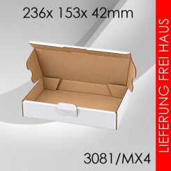 450x Maxibrief Gr. 4 - 236x 153x 42mm - weiß 