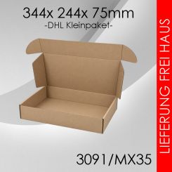 Kleinpaket MX35 - 344x 244x 75mm 150 Stück