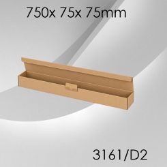 100x Posterverpackung D2 (DIN A1+) - 750x 75x 75mm 