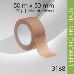 216 Rollen Papierklebeband 120µ leise 