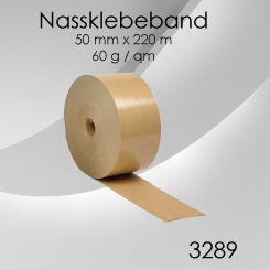 12 Rollen Nassklebeband 50mm Papierkleband 