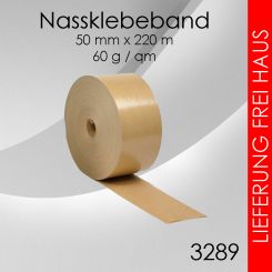 48 Rollen Nassklebeband 50mm Papierkleband 