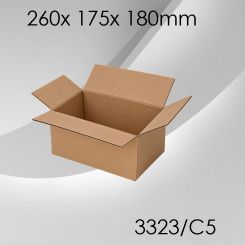 50x Faltkarton C5 - 260x 175x 180mm 