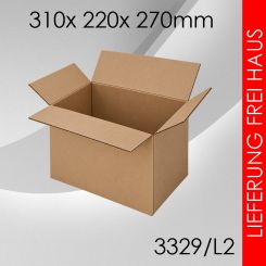 115x Faltkarton L2 -  310x 220x 270mm 