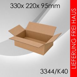 1.750x Faltkarton K40 - 330x 220x 95mm 