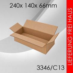 1.125x Faltkarton C13 - 240x 140x 66mm 