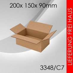 275x Faltkarton C7 - 200x 150x 90mm 