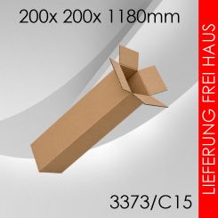 Faltkarton C15 - 200x 200x 1180mm 