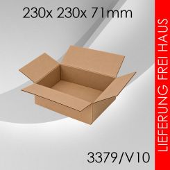 Faltkarton V10 -230x 230x 71mm 