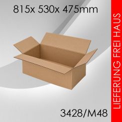 Faltkarton M48 - 815x 530x 475mm 100 Stück