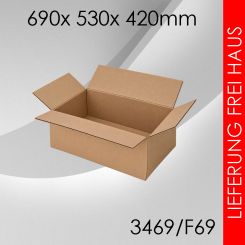 Faltkarton F69 - 690x 530x 420mm 