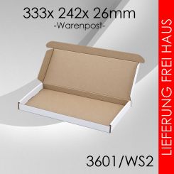 2.400x Warenpostkarton Gr. 2 - 333x 242x 26mm 