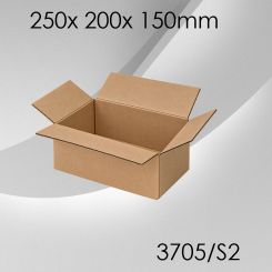 50x Faltkarton S2 - 250x 200x 150mm 