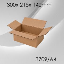 50x Faltkarton A4 - 300x 215x 140mm 