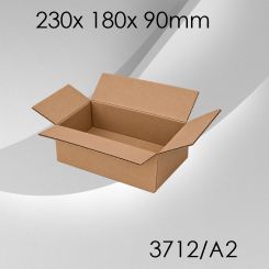 50x Faltkarton A2 - 230x 180x 90mm 