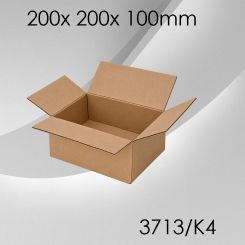 50x Faltkarton K4 - 200x 200x 100mm 