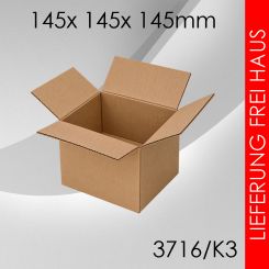360x Faltkarton K3 - 145x 145x 145mm 