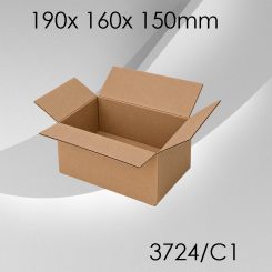 50x Faltkarton C1 - 190x 160x 150mm 
