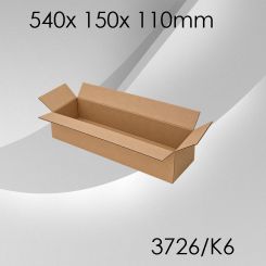 50x Faltkarton K6 - 540x 150x 110mm 
