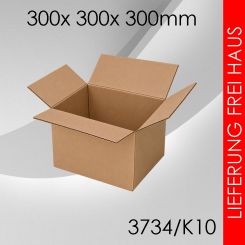 Faltkarton K10 - 300x 300x 300mm 80 Stück