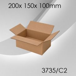 50x Faltkarton C2 - 200x 150x 100mm 