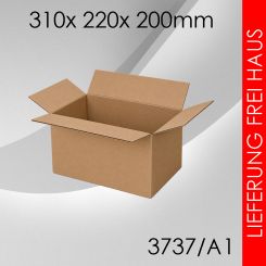 135x Faltkarton A1 -  310x 220x 200mm 