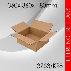 Faltkarton K28 - 360x 360x 180mm 240 Stück