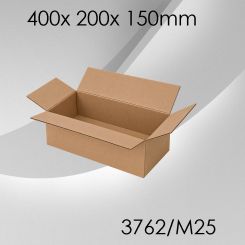 50x Faltkarton M25 - 400x 200x 150mm 