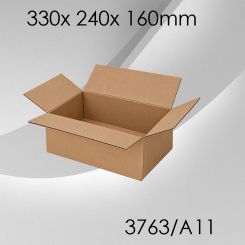 50x Faltkarton A11 - 330x 240x 160mm 
