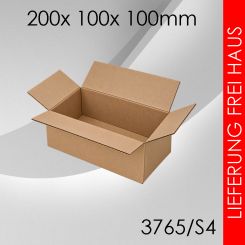 5.600x Faltkarton S4 - 200x 100x 100mm 