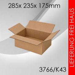 Faltkarton K43 - 285x 235x 175mm 