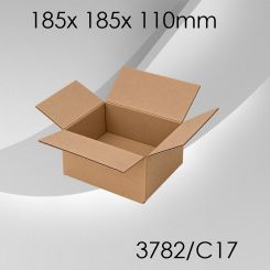 50x Faltkarton C17 - 185x 185x 110mm 