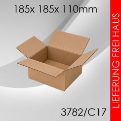 275x Faltkarton C17 - 185x 185x 110mm 