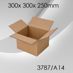 50x Faltkarton A14 - 300x 300x 250mm 