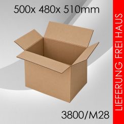 Faltkarton M28 - 500x 480x 510mm 