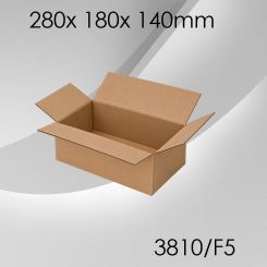50x Faltkarton F5 - 280x 180x 140mm 