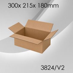 50x Faltkarton V2 - 300x 215x 180mm 