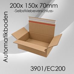 60x Automatikkarton EC200 - 200x 150x 70mm 