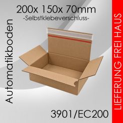 600x Automatikkarton EC200 - 200x 150x 70mm 