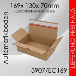 400x Automatikkarton EC169 - 169x 130x 70mm 