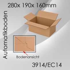 50x Automatikkarton EC14 - 280x 190x 160mm 